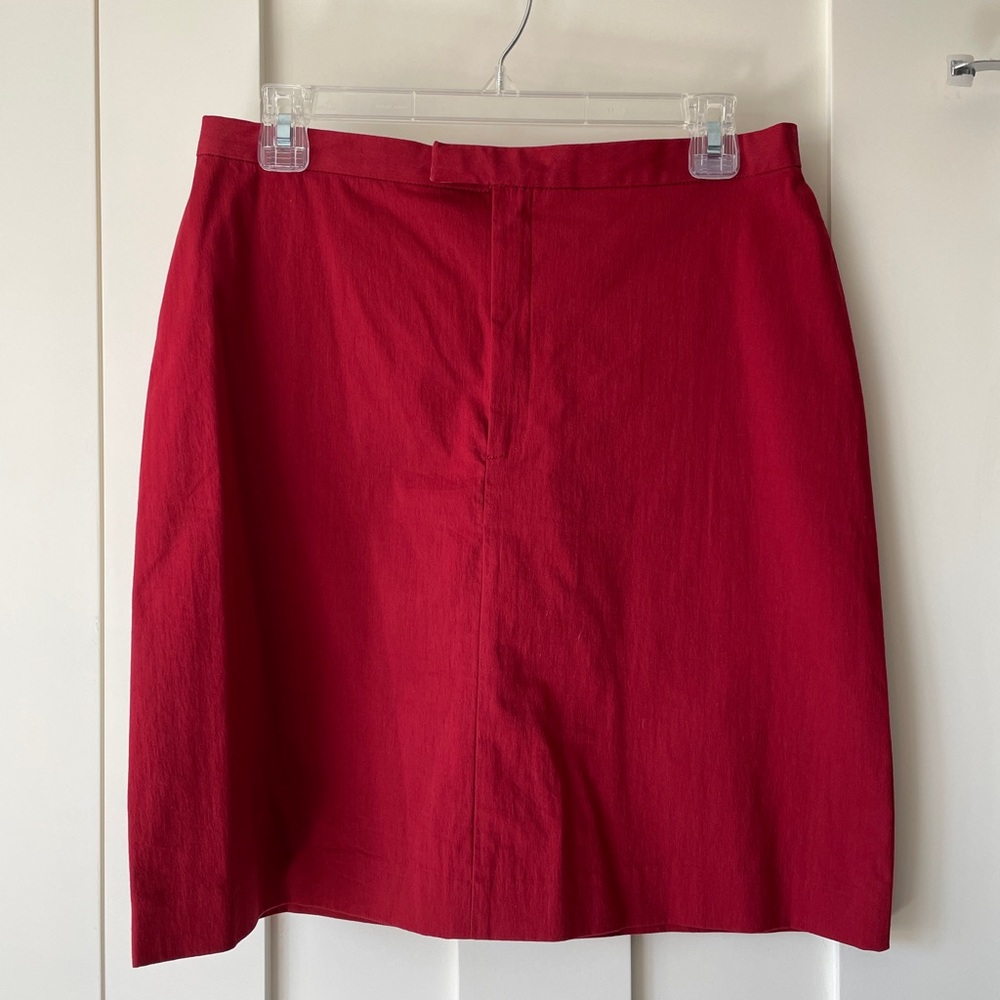 Banana Republic Red Skirt